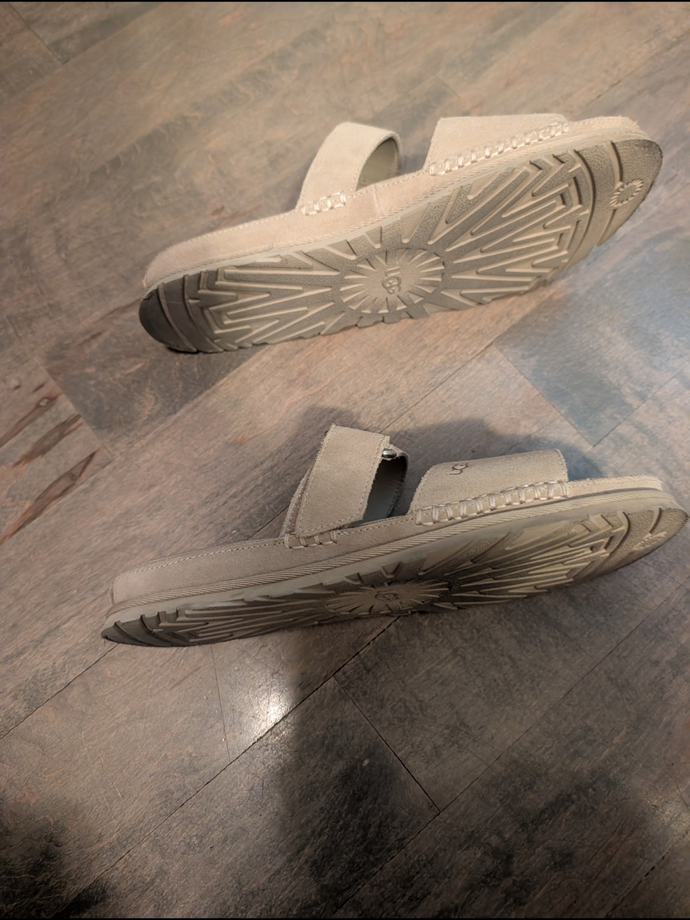 UGG Suede Slide Sandals in Chestnut - Picture 3 of 6